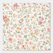 Papier peint floral (Recto)