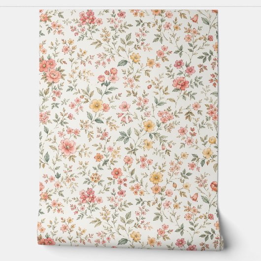 Papier peint floral (Déroulement)