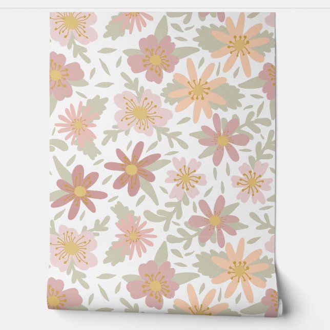 Papier Peint Floral (Déroulement)