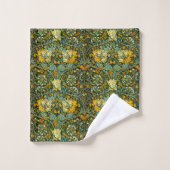 Papier peint floral Chèvrefeuille Or de William Mo (Gant de toilette)
