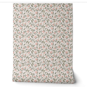 Papier peint floral élégant au charme Vintage