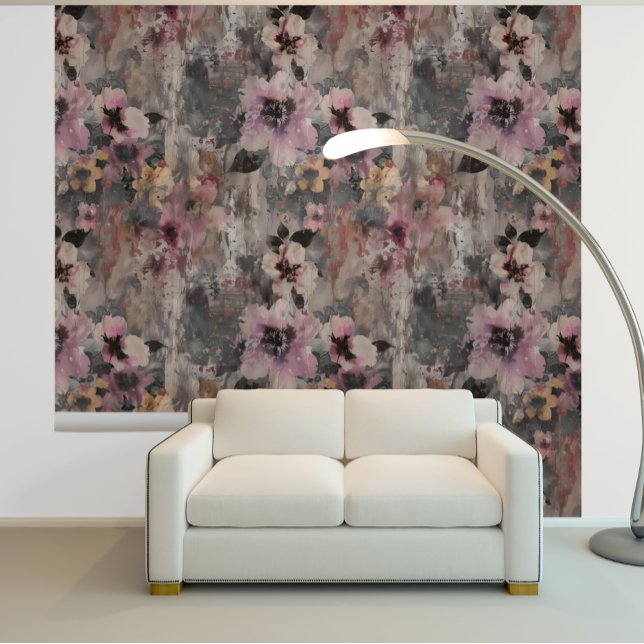 Papier Peint Floral rose (Créateur téléchargé)