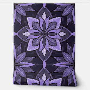 Papier Peint Floral violet élégant gothique