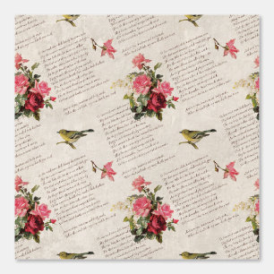Papier Peint Flore classique   Poème de beauté   Oiseaux élégan