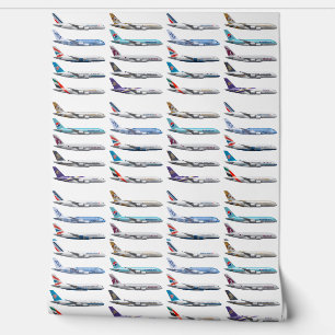 Papier Peint Flotte mondiale Airbus 380