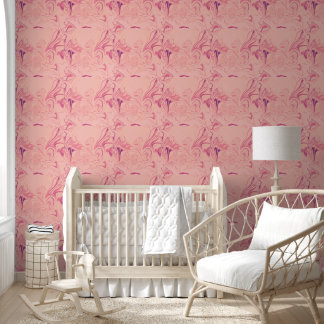 Papier Peint Fluid Energy in Pink & Purple
