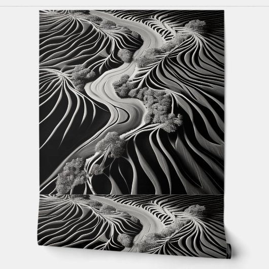 Papier Peint Flux fractal (Déroulement)