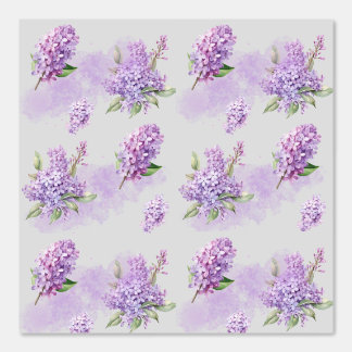 Papier Peint Fond de lilas violet aquarelle pastel violet