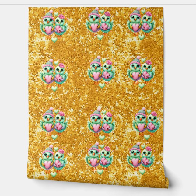 Papier Peint Fond d'écran de la Saint-Valentin Love-Theme (Déroulement)