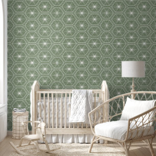 Papier Peint Fond d'écran Motif géométrique Sage Green