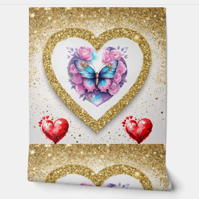 Papier Peint Fond d'écran romantique de la Saint-Valentin - Des (Déroulement)