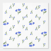 Papier Peint Fond d'écran Tulipes Bleues (Recto)