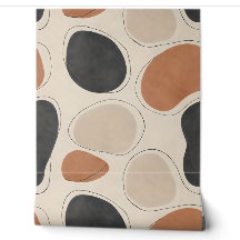 Formes de pierre de rivière moderne organique
