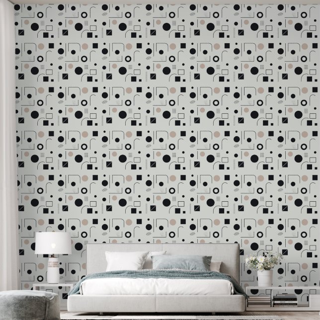 Papier Peint Formes géométriques (Chambre à coucher)