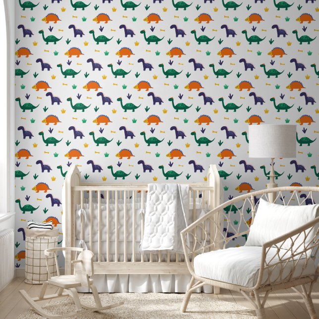 Papier Peint Fun and Positive Dinosaur World (Enfants)