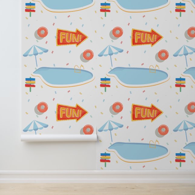 Papier Peint Fun Pool d'été (Application)