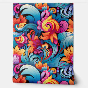 Papier Peint Funkadelic floral
