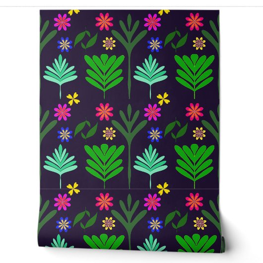 Papier Peint Funky Botanicals wallpaper Phunktanicals by Mimma (Déroulement)