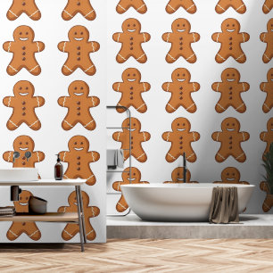 Papier Peint Funny Gingerbread Man Christmas Festive