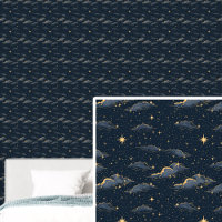 Galaxy Gold Parties scintillant étoile nuit foncée
