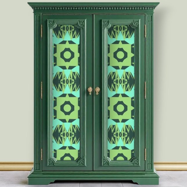 Papier Peint Géométrie Emeraude (Créateur téléchargé)