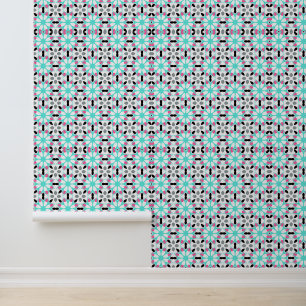 Papier Peint Géométrique florale moderne