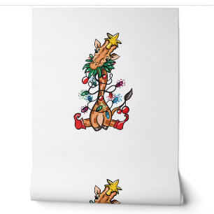 Papier Peint Giraffe Arbre de Noël Giraffe Arbre de Noël Femmes