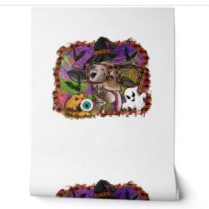 Papier Peint Giraffe d'Halloween