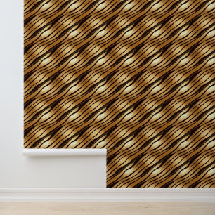 Papier Peint Gold Brown Leopard animal