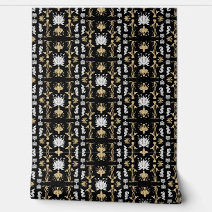 Papier Peint Gold Retro Art Nouveau