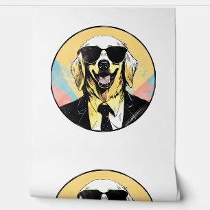 Papier Peint Golden Retriever Chien d'affaires