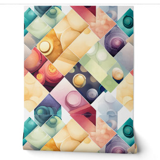 Papier Peint Gouttes Géométriques