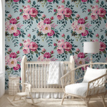 Grandmillennial Dusty Rose Floral