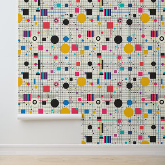 Papier Peint Gras Grille des années 1990