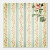 Papier Peint Green English Rose Elegance (Recto)
