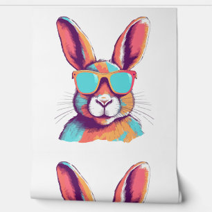 Papier Peint Greg le lapin avec des lunettes