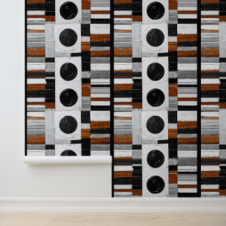 Papier Peint Grille à rayures en multimédia n° 1