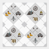 Papier Peint Happy Camper Wallpaper (Recto)