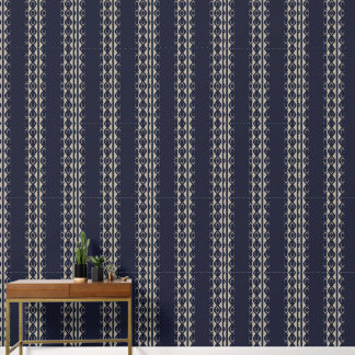 Papier Peint Heritage Luxe (Indigo + Terre) Luxe
