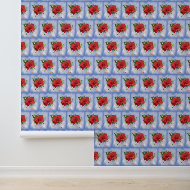 Papier Peint Hibiscus (Application)