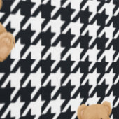 Papier Peint Houndstooth Teddy Home, (Couture)
