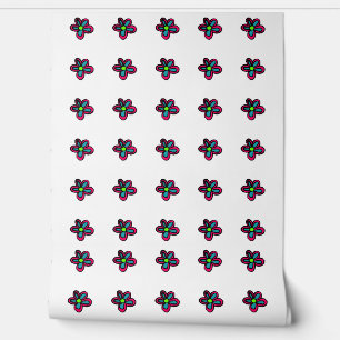 Papier Peint Illustration de fleurs