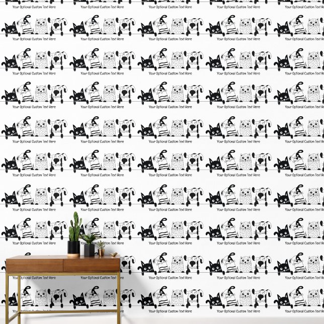 Papier Peint Illustration de jeux de texte personnalisés (Couloir)