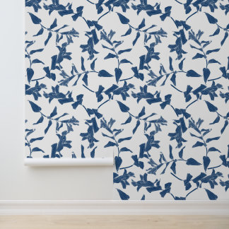 Papier Peint Illustration de la ligne tropicale exotique.