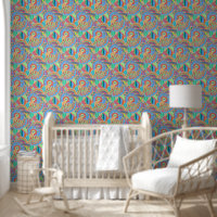 Imaginaire Paisley Ornements Motif sans soudure 2