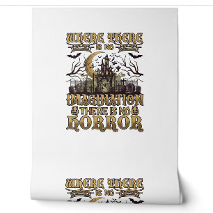 Papier Peint Imagination Horreur Halloween Maison Hantée Cimeti