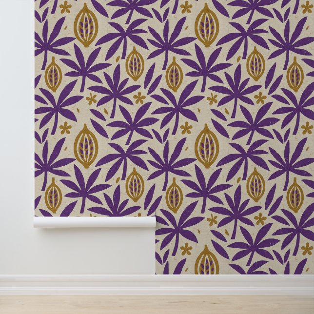 Papier Peint Impression aloha tropicale (Application)