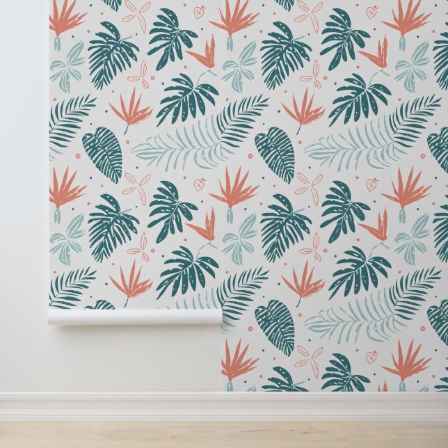 Papier Peint Impression d'aloha tropicale (Application)
