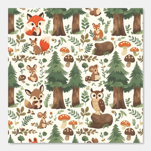 Papier Peint Infirmière en bois Enchantée auto - Adhésif (Recto)