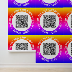 Papier Peint Informations sur l'analyse de code QR Texte person